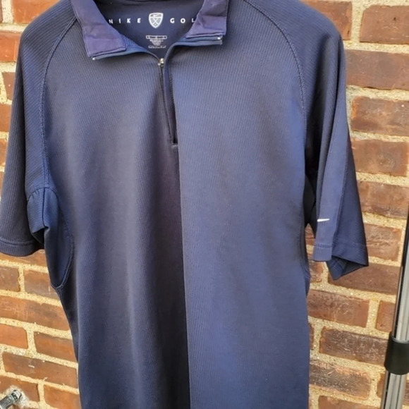 Nike Golf Half‎ zip tee L - Picture 2 of 9